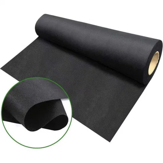 Tessuto non tessuto traspirante nero impermeabile al 100% in PP materiale 70GSM per l'agricoltura